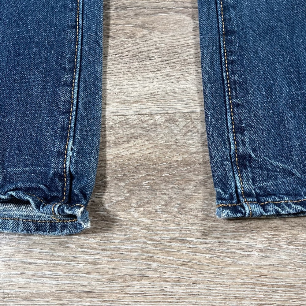 Hollister Men's Jeans Low Rise Bootcut Denim Casual Button Fly 34x32 Blue - Picture 9 of 11